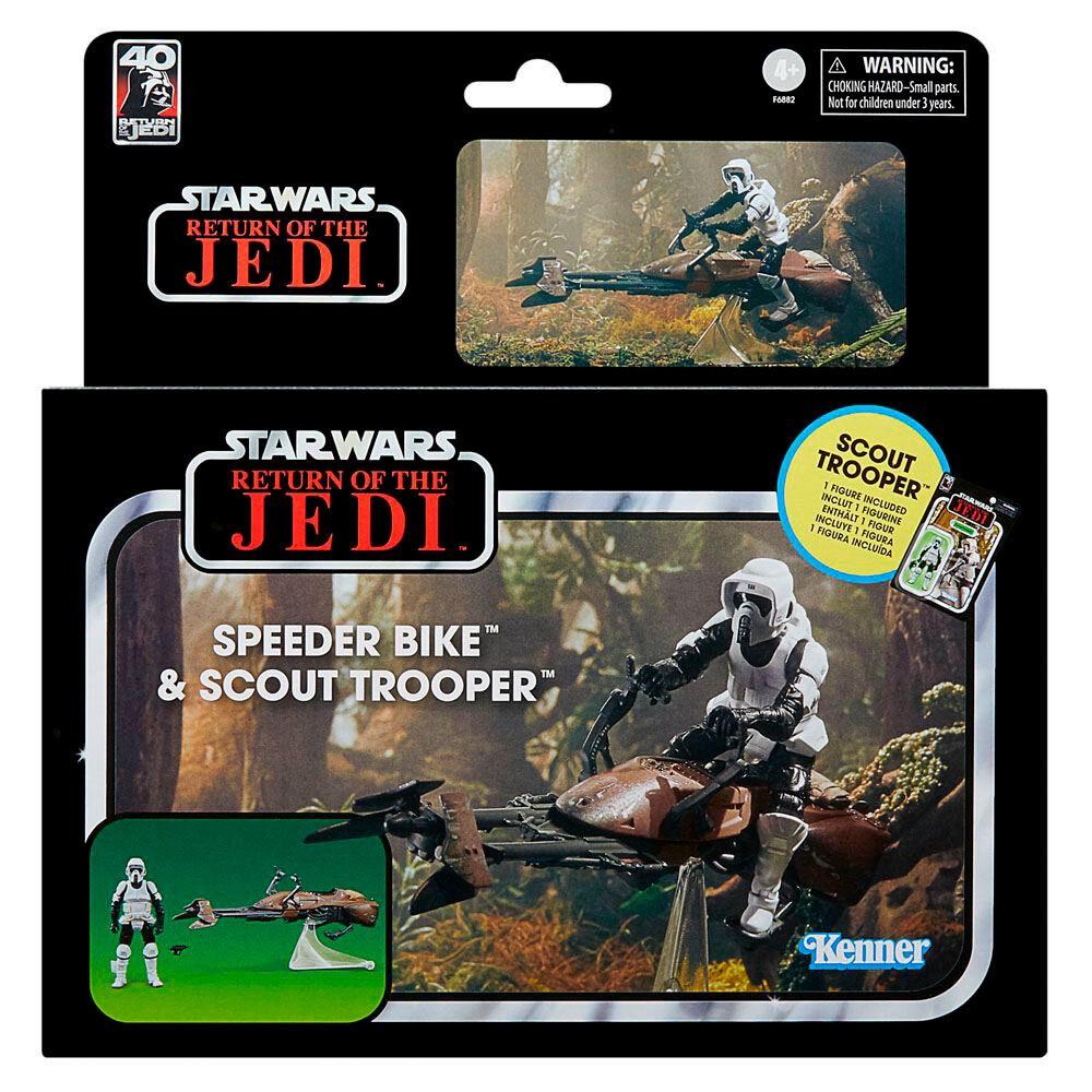 Hasbro  Star Wars Le Retour du Jedi figurine Scout Trooper 9,5cm 