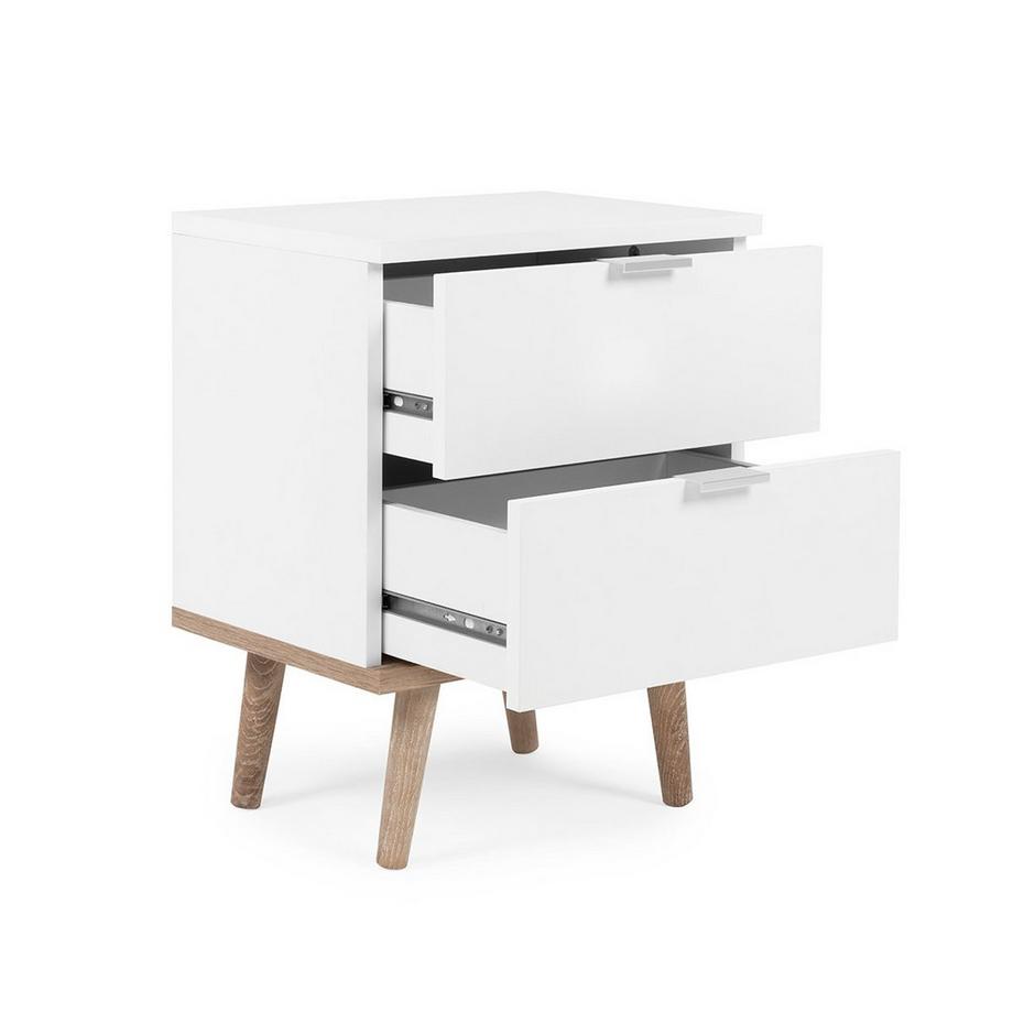 Calicosy Comodino con 2 Cassetti L40 cm - Copenhague  