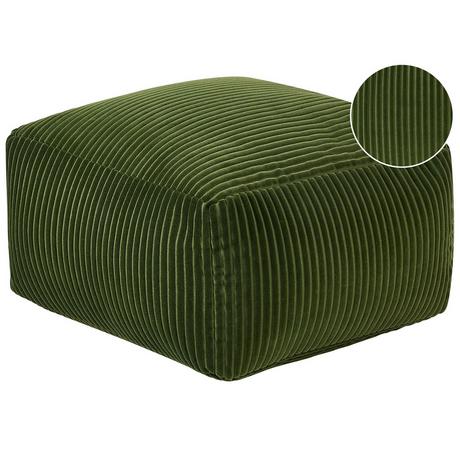 Beliani Pouf aus Cord Modern MUKKI  