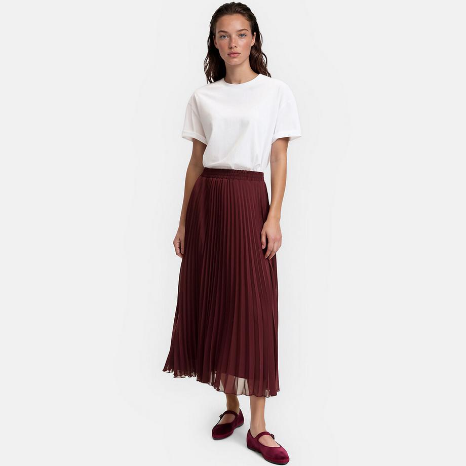La Redoute Collections Gonna svasata a pieghe  