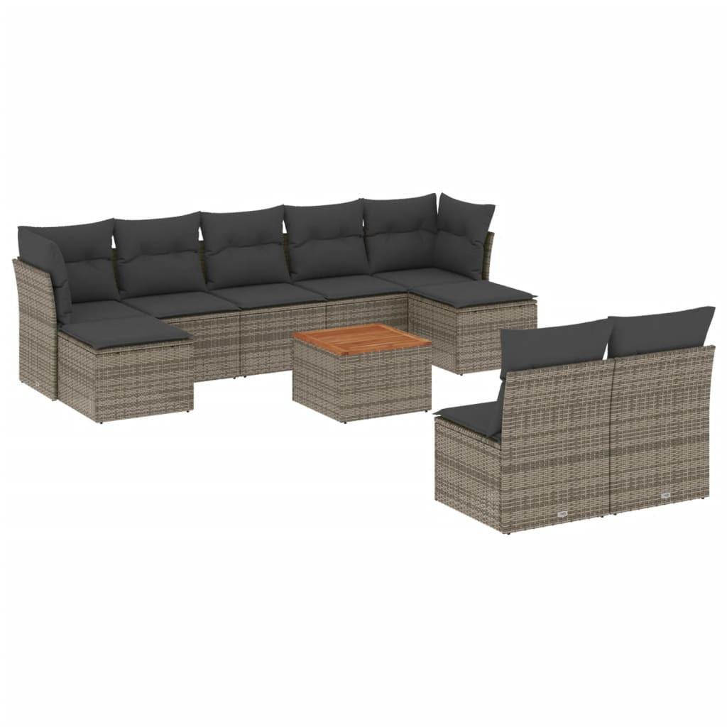 VidaXL Garten sofagarnitur poly-rattan  