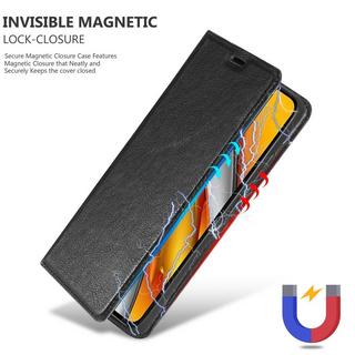 Cadorabo  Housse pour Xiaomi Mi 11i / POCO F3 en NOIR NUIT - Coque de protection avec fermeture magnétique, fonction de support et compartiment pour carte 