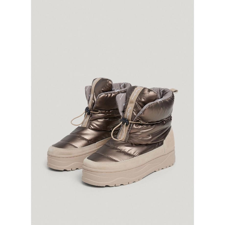 Pepe Jeans London  stivaletti da kore metallic 