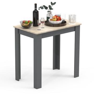 Table à manger en bois Table de cuisine Esal 80 x 50 cm Table à manger en bois Table de cuisine Esal 80 x 50 cm