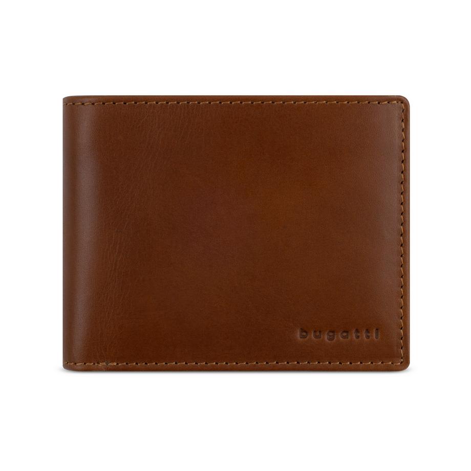 Remo, tasca porta banconote con patta, cognac