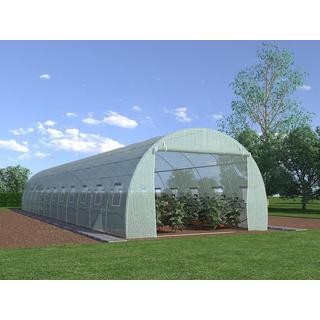 Vente-unique Ersatzabdeckung für Foliengewächshaus 18m² - 600 x 300 x 200 cm - IPOMEA  