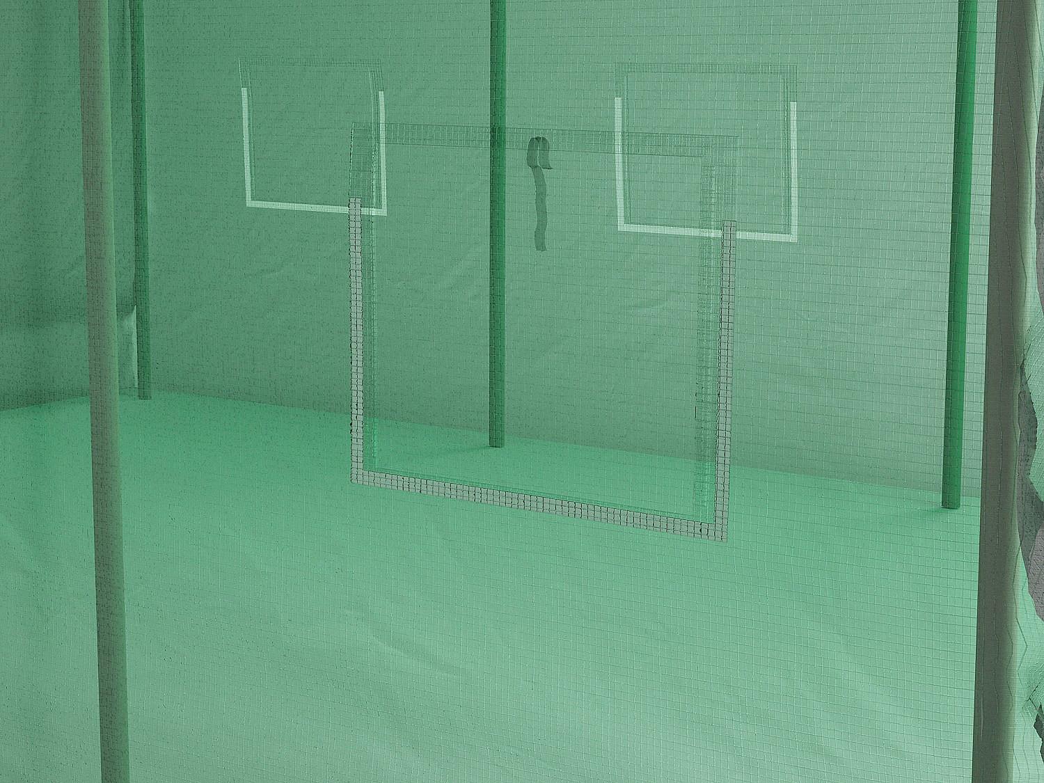 Vente-unique Ersatzabdeckung für Foliengewächshaus 18m² - 600 x 300 x 200 cm - IPOMEA  