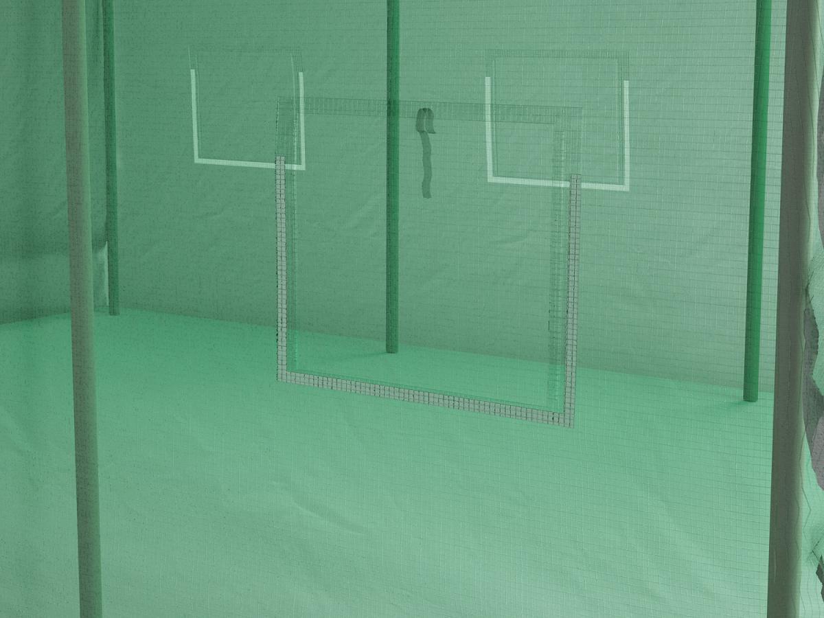 Vente-unique Ersatzabdeckung für Foliengewächshaus 18m² - 600 x 300 x 200 cm - IPOMEA  