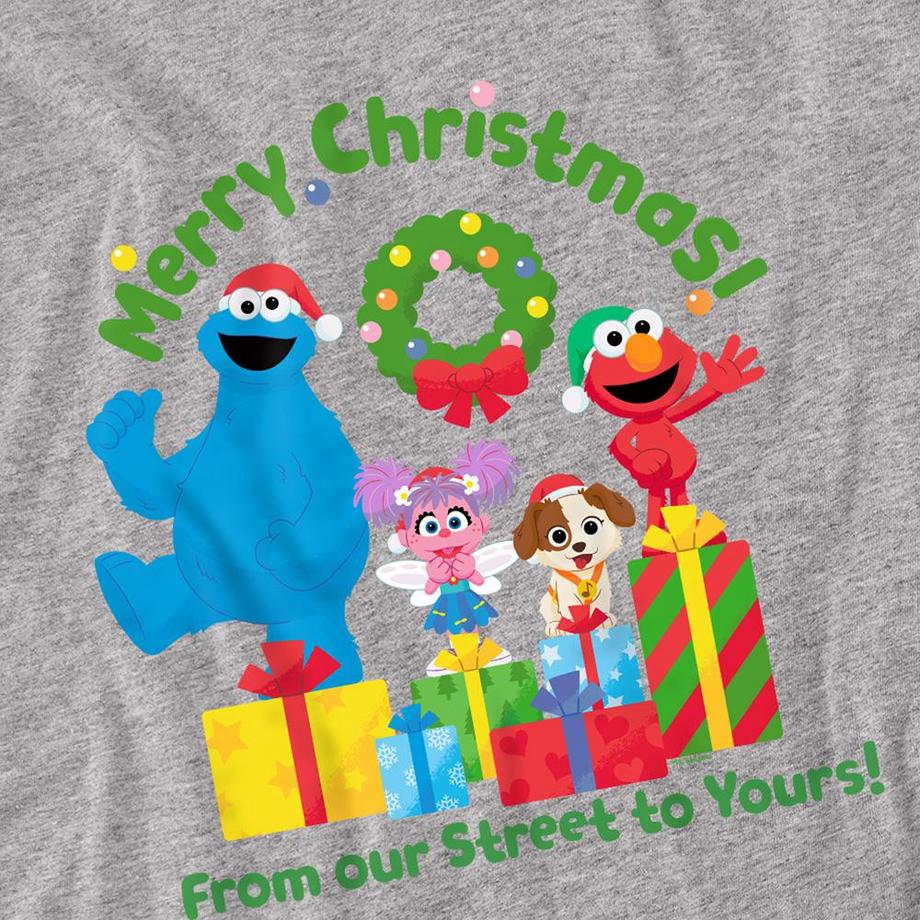 Sesame Street From Our Street To Yours T-Shirt Manches Longues  