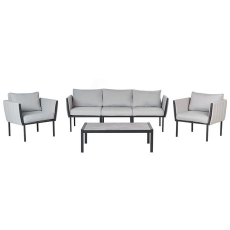 Beliani Garten Lounge aus Stahl Modern SKALA  