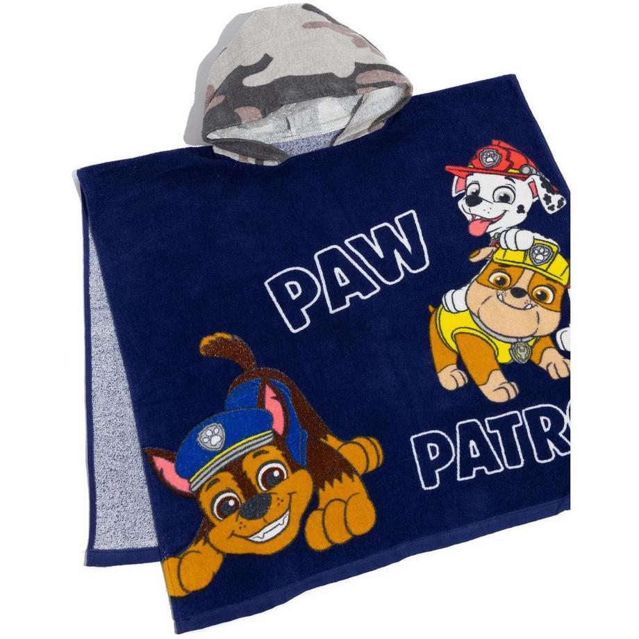 PAW PATROL Handtuch mit Kapuze, Tarnmuster  