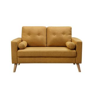 Vente-unique 2SitzerSofa TATUM Stoff mit WolleOptik  