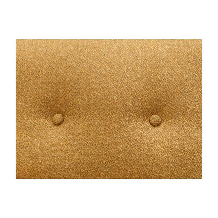 Vente-unique Divano 2 posti in Tessuto effetto lana bouclette Giallo TATUM  