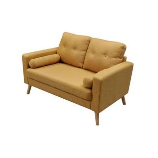 Vente-unique 2SitzerSofa TATUM Stoff mit WolleOptik  