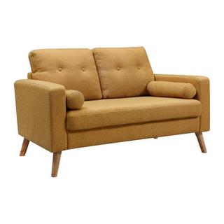 Vente-unique 2SitzerSofa TATUM Stoff mit WolleOptik  