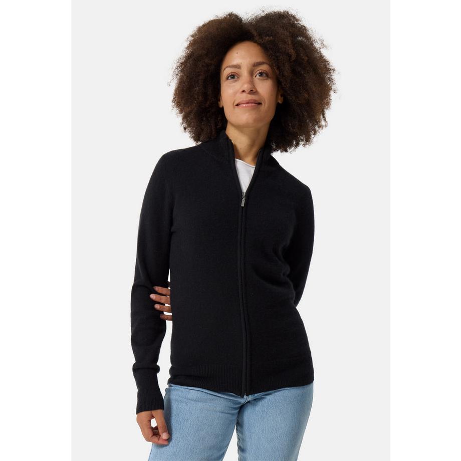 Kaschmir Cardigan mit Reissverschluss