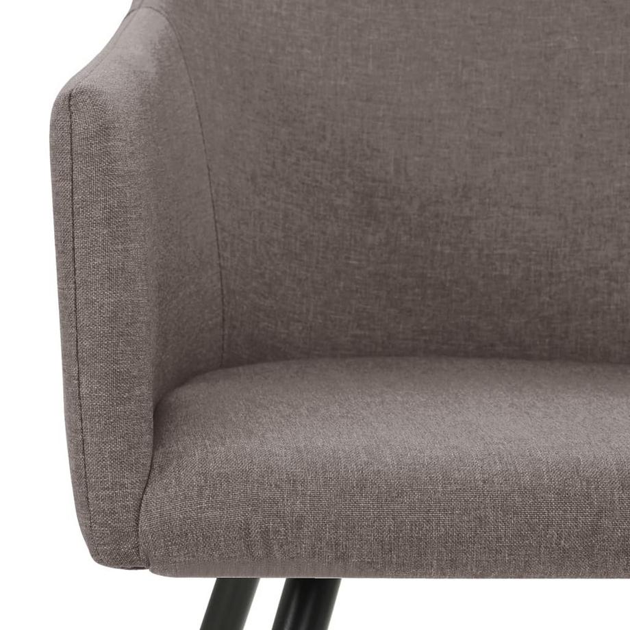 VidaXL Chaise de salle à manger tissu  