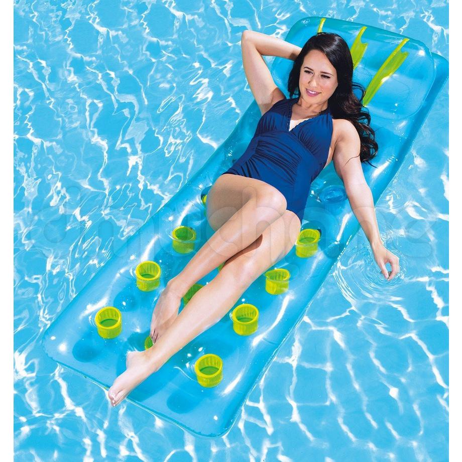 B2X  Matelas gonflable pour baignade 3 coloris 188 x 71 cm Bestway 43015 orange 