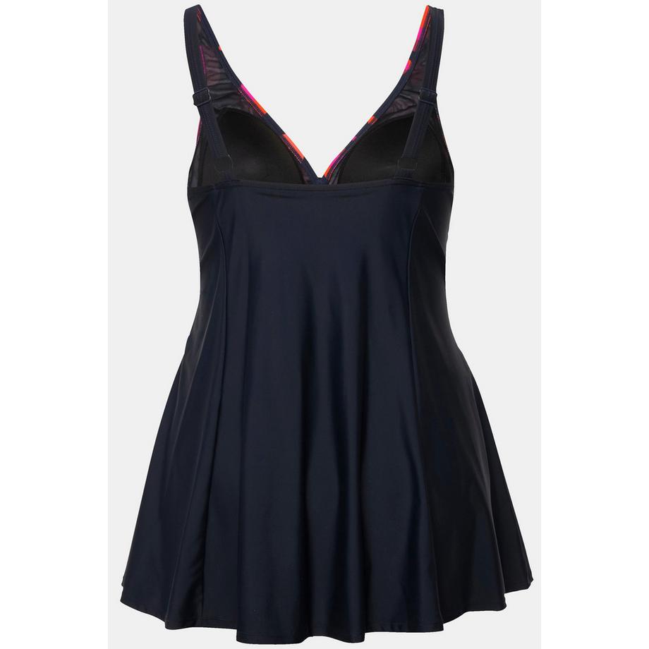 Ulla Popken Robe de bain à pois Nœud fantaisie Bonnets souples  