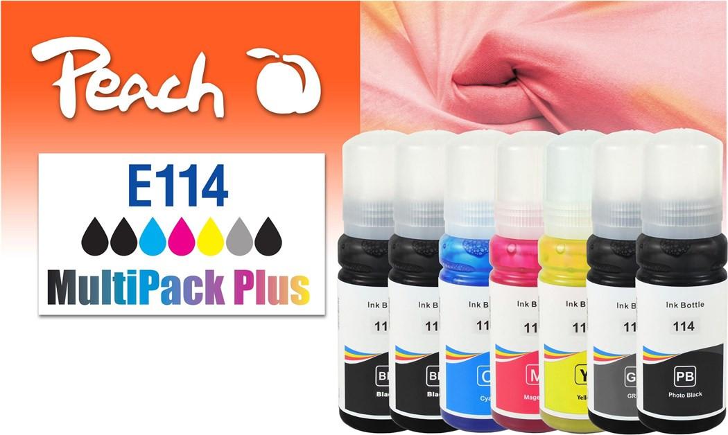 Peach  Tinte Epson CISS 114 MultiPack+ CMYGFBK2x BK 