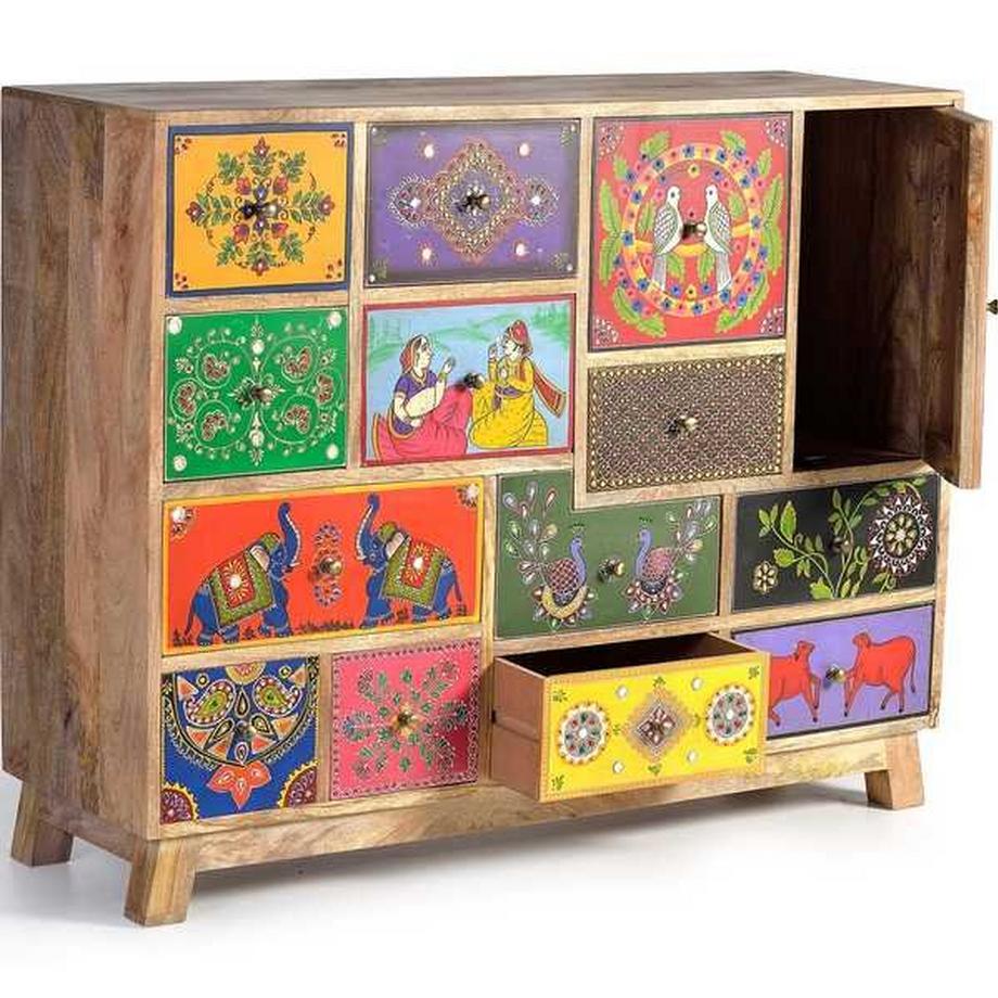 mutoni Sideboard Marisa Mango multicolor 112x90  