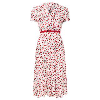 Joe Browns  PETITE Robe Midi Imprimé Cerises Taille à Nouer 