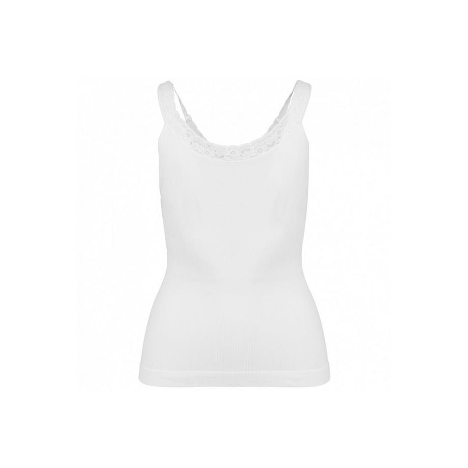 Kariban Nahtloses Umweltfreundliches Tanktop mit Spitze  