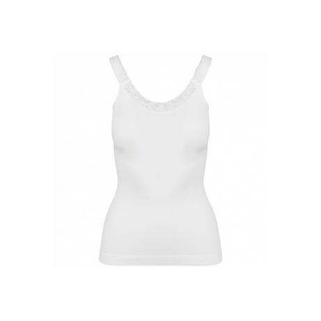 Kariban  nahtloses, umweltfreundliches tanktop mit spitze, 