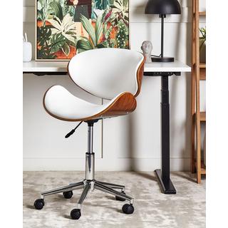 Beliani Chaise de bureau en Cuir PU Moderne ROTTERDAM  