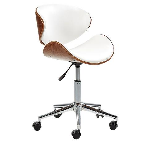 Beliani Chaise de bureau en Cuir PU Moderne ROTTERDAM  