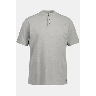 JP1880  T-shirt Henley. Maille piquée, qualité OEKO-TEX. Manches courtes et petit col montant. 