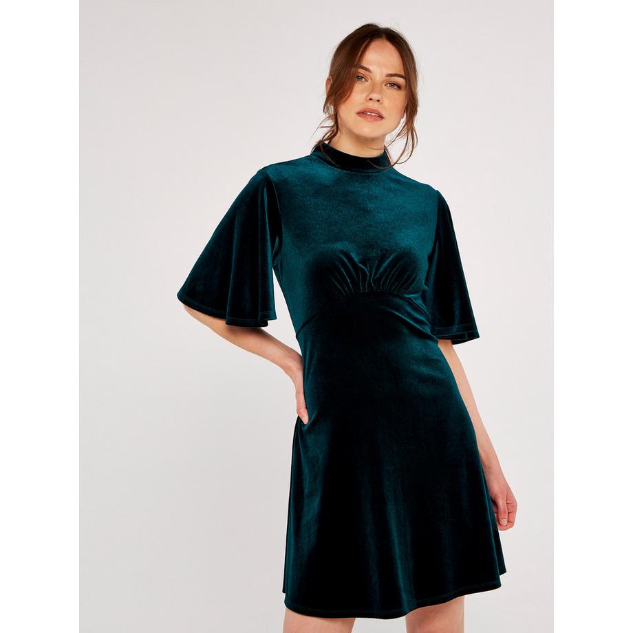 Samt Minikleid