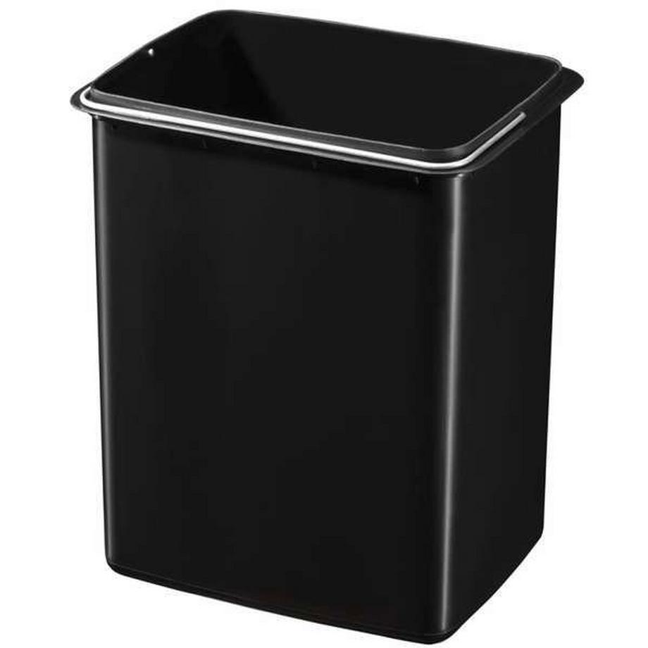 Hailo Collecteur de déchets à pédale Öko, duo Plus L, capacité 9 + 17 l, inox.  