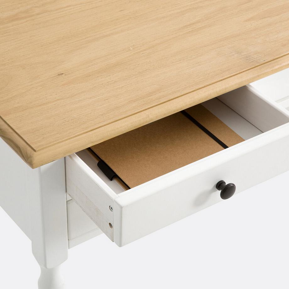 La Redoute Intérieurs Schreibtisch Massivkiefer und MDF  