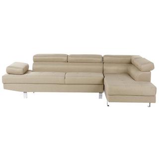 Beliani Ecksofa aus Polyester Modern NORREA  