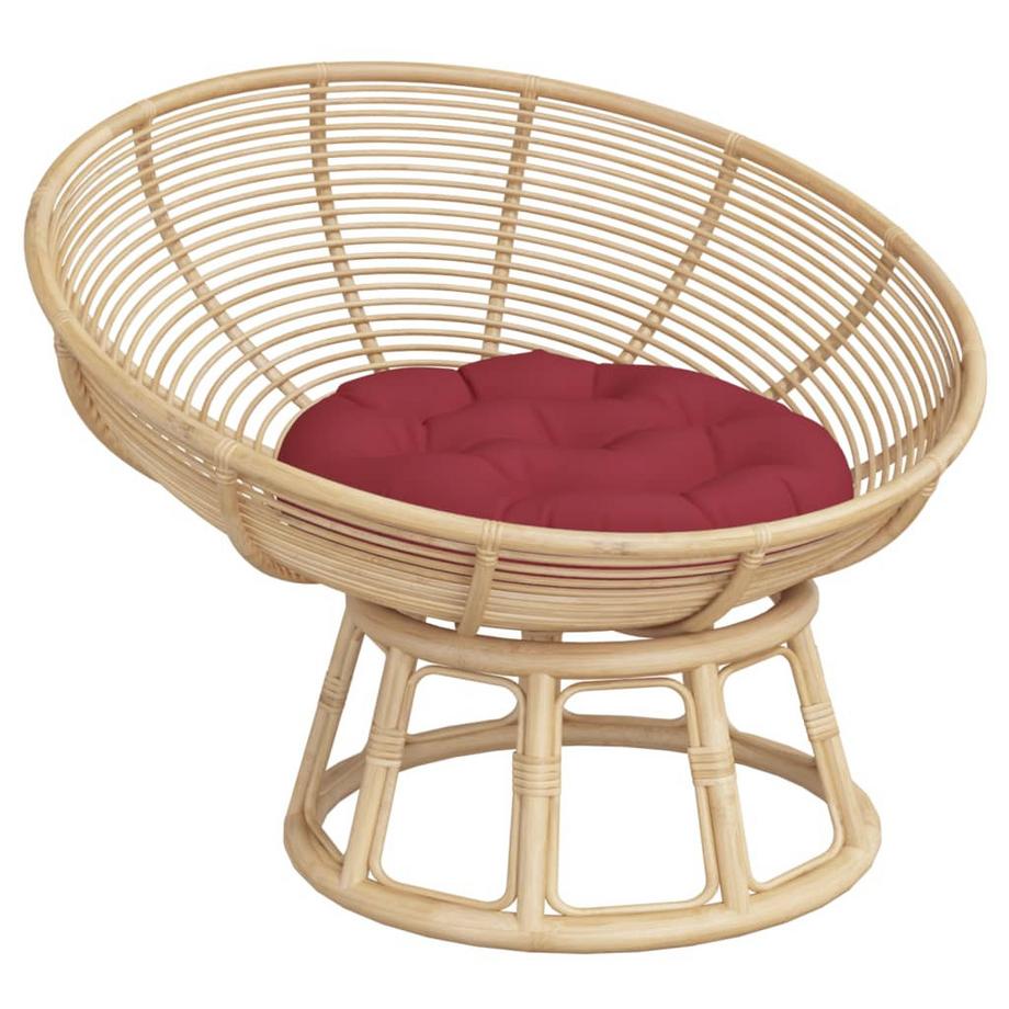 VidaXL Coussin rond tissu  