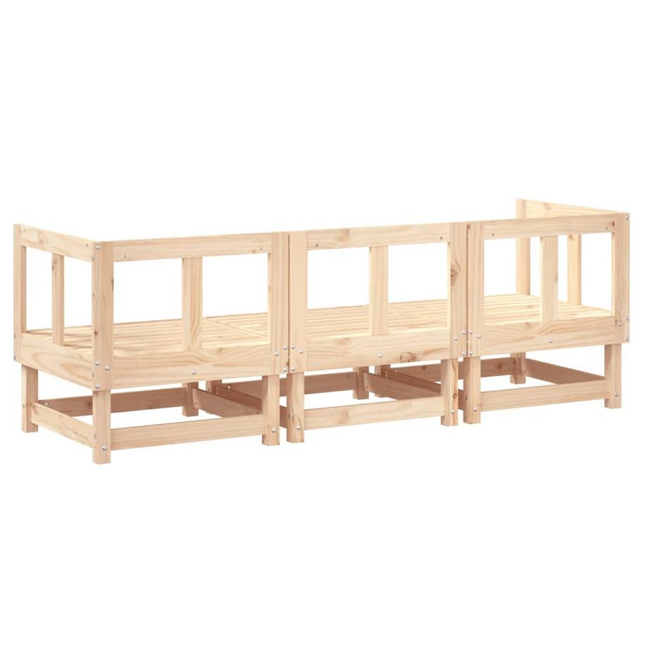 VidaXL set salotto da giardino Legno di pino  