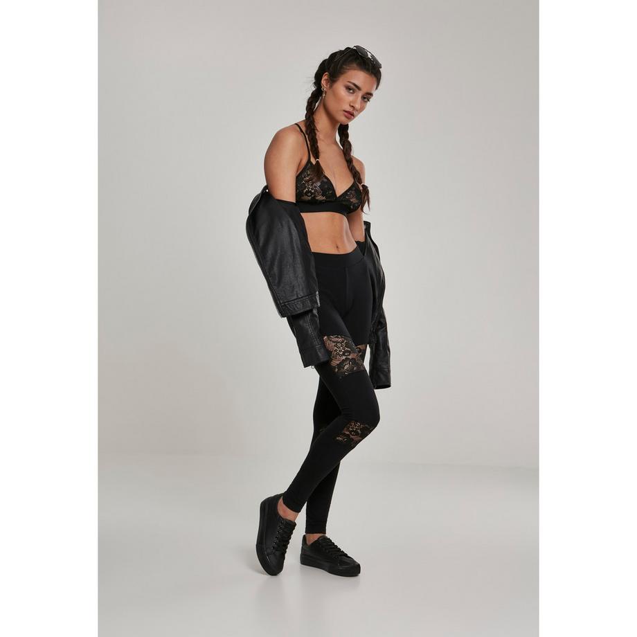URBAN CLASSICS Leggings con Inserti in Pizzo  