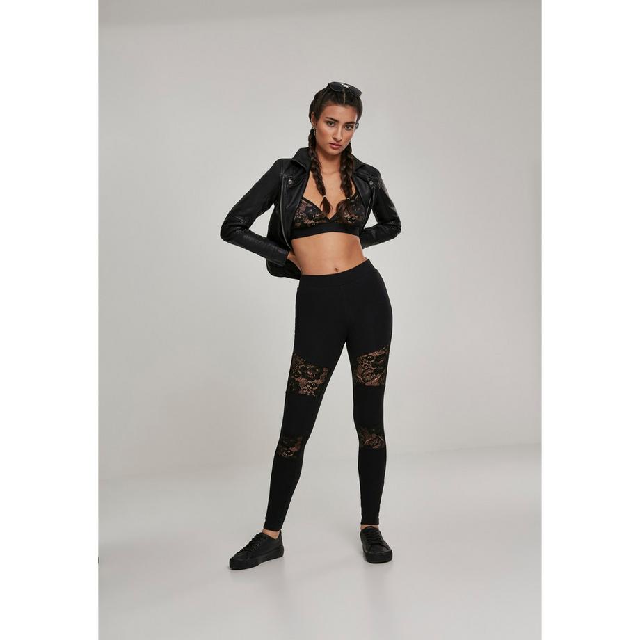 URBAN CLASSICS Leggings con Inserti in Pizzo  