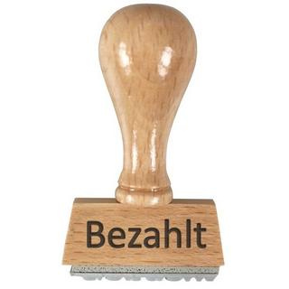 NEUTRAL NEUTRAL Lagerstempel Bezahlt GS118751 Gummi  