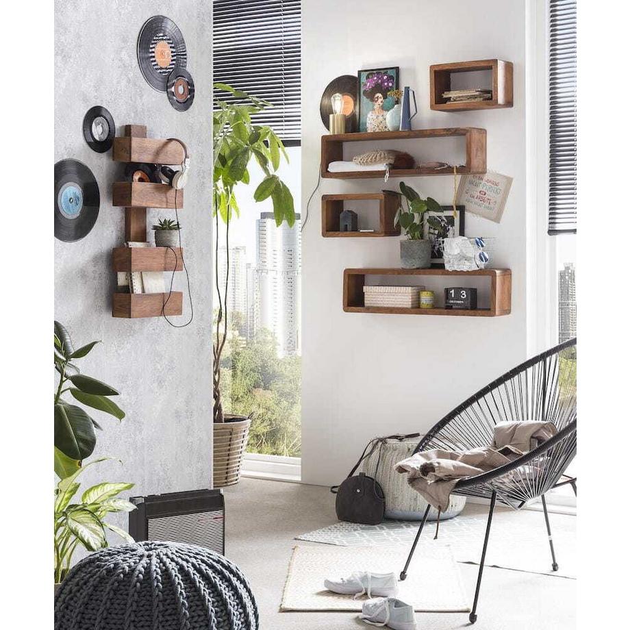 mutoni Étagère murale Speria Mango naturel 80x20  