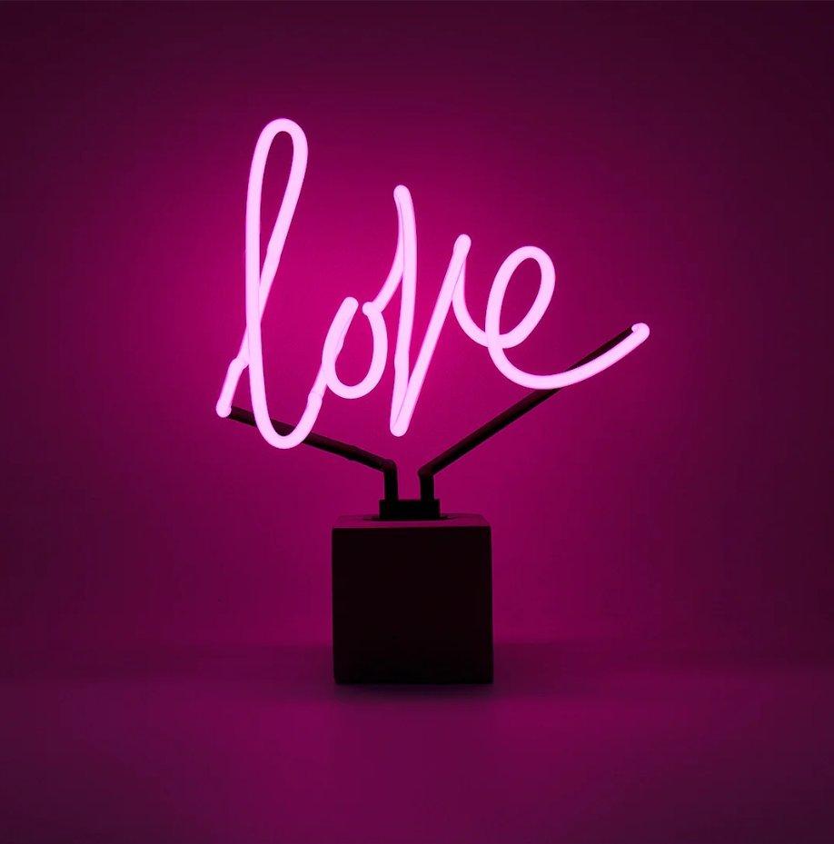 Locomocean Lampe néon LED rétro Love  