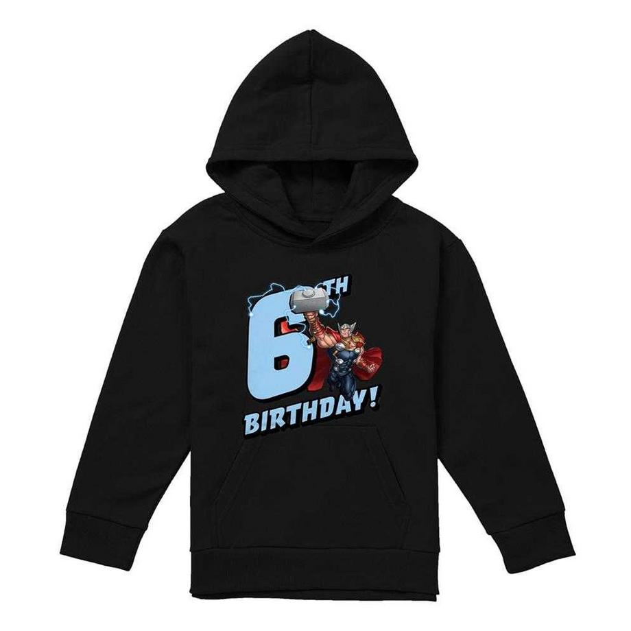 Sweat À Capuche 6ème Anniversaire Motif Thor