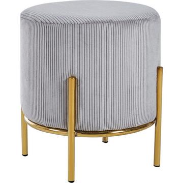 Tabouret Flubstix gris clair or 35