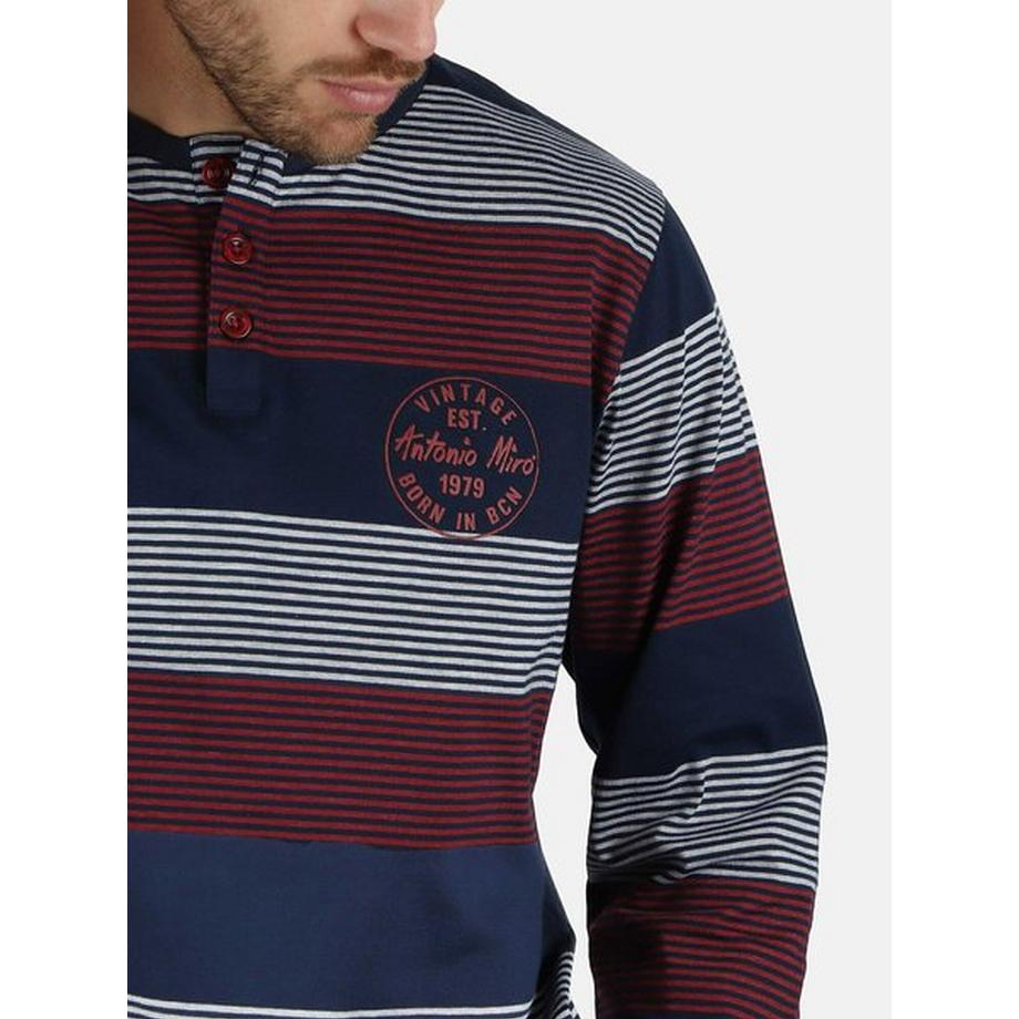 Admas Rayas Stamp Pyjama Tenue d'intérieur  