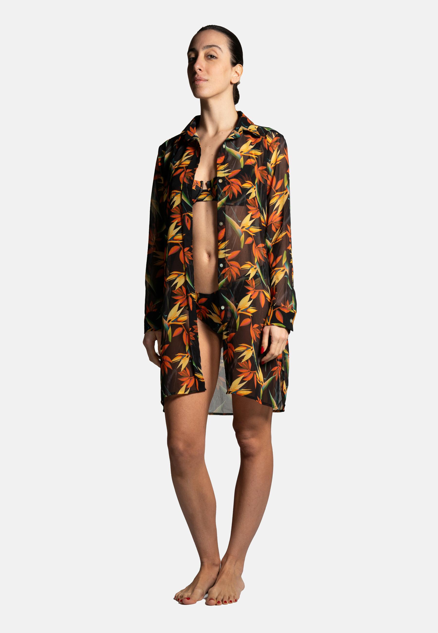 Seay  Robe Courte Bird of Paradise 