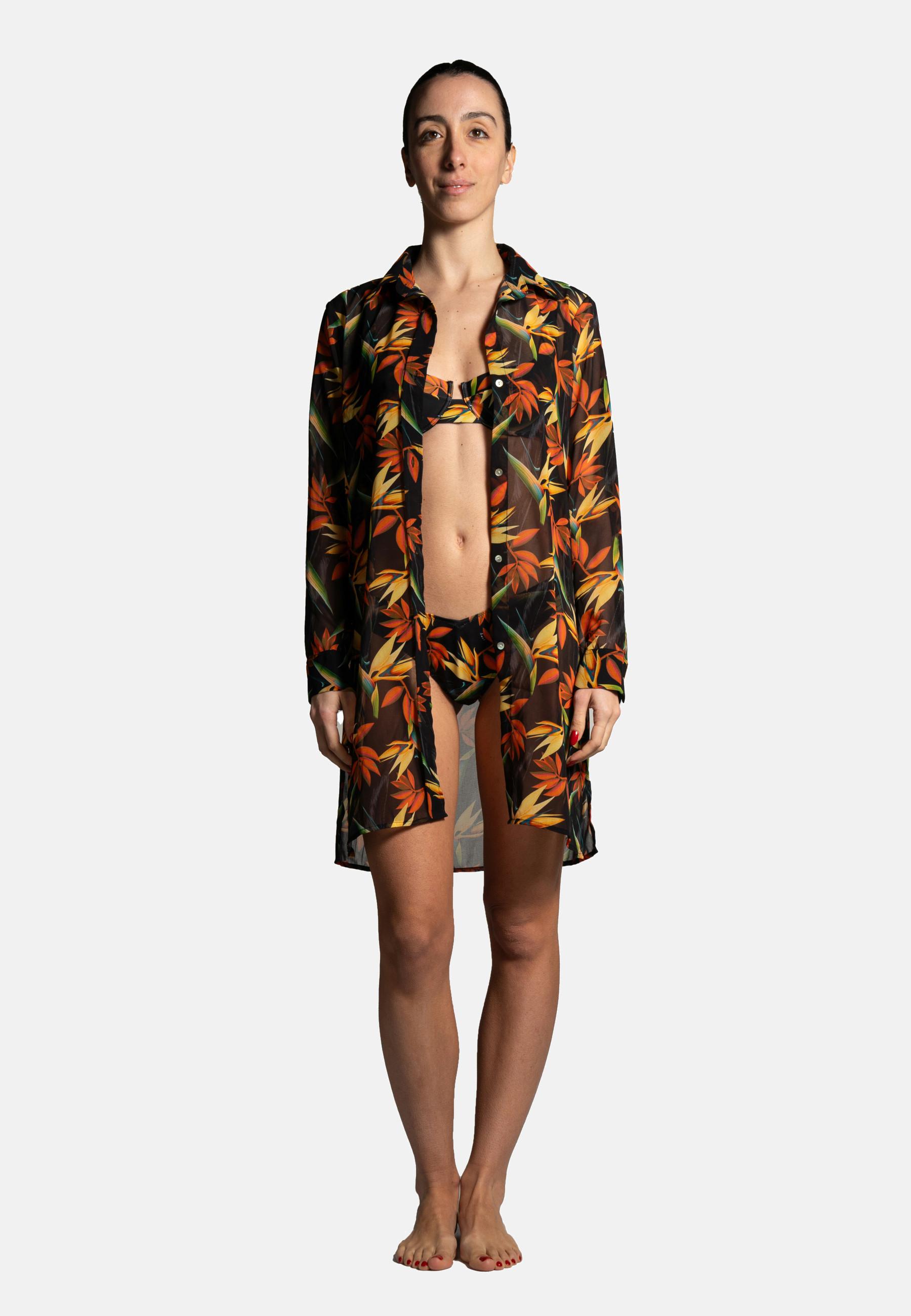 Seay  Robe Courte Bird of Paradise 