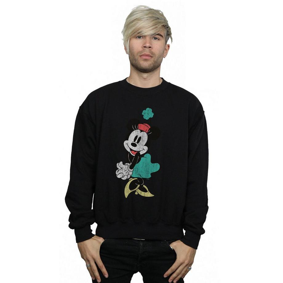 Disney Minnie Mouse Sweatshirt Effet Vieilli  