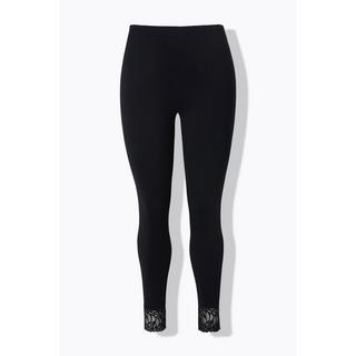 Ulla Popken  Leggins con orlo di pizzo 