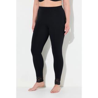 Ulla Popken  Leggins con orlo di pizzo 